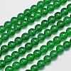 Natural & Dyed Malaysia Jade Bead Strands G-A146-8mm-A06-3