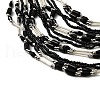 Bohemia Style Glass Seed Bead Multi-strand Necklaces NJEW-H063-01P-05-3