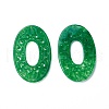 Natural Dyed Jade Pendants G-F611-04-2