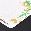 Square Paper Hair Clip Display Cards DIY-B061-01B-09-4