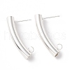 304 Stainless Steel Stud Earring Findings STAS-P308-07S-1