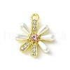 Alloy and Rhinestone Pendant FIND-Z045-01B-G-1