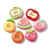 Opaque Resin Cabochons CRES-V001-06-1