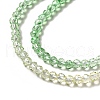 Transparent Gradient Color Glass Beads Strands X1-GLAA-H021-01B-13-3