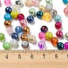 Opaque Spray Painted Glass Beads DGLA-MSMC002-6mm-4