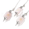 Natural Rose Quartz Dowsing Pendulum Big Pendants G-A207-02P-07-2