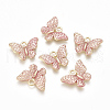 Golden Plated Alloy Enamel Pendants PALLOY-CJC0001-31D-2
