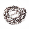 Transparent Baking Painted Glass Beads Strands DGLA-N009-8mm-08-3