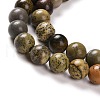 Natural Dendritic Jasper Beads Strands G-H1632-6MM-3