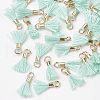 Polycotton(Polyester Cotton) Tassel Pendant Decorations FIND-S275-16G-2