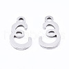 201 Stainless Steel Charms STAS-T044-217P-E-2