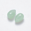 Imitation Jade Glass Charms GLAA-R211-03-F01-2