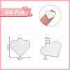 Unicraftale 50Pcs Stainless Steel Pendants STAS-UN0060-52-3