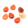 Dyed Natural Carnelian Gemstone Cabochons X-G-T024-18x25mm-14-1