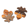 Resin & Walnut Wood Pendants RESI-S389-051A-A01-2