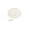 Imitation Linen Cloth Hat Fascinator Base AJEW-WH0314-493-8
