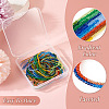  10 Strands 10 Colors Transparent Glass Beads Strands GLAA-TA0001-77-6