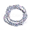 Electroplate Glass Beads Strands EGLA-G035-A-HR01-2