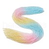 Transparent Gradient Color Glass Beads Strands GLAA-G101-2mm-16-2