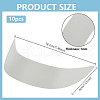 Plastic Hat Brim Board for Peaked Cap AJEW-WH0542-038-2