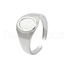 304 Stainless Steel Cuff Rings for Women RJEW-M019-29P-1