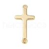 Brass Connector Charms KK-V016-24G-1