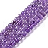 Natural Amethyst Beads Strands G-S030-3