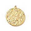 Ion Plating(IP) 304 Stainless Steel Pendants STAS-E176-07G-1