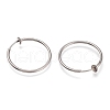 304 Stainless Steel Retractable Earrings STAS-O135-01G-01-2