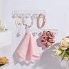 AHADERMAKER Wall Mounted Acrylic Necklace Holder AJEW-GA0007-50A-4