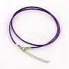 Waxed Cotton Cord Necklace Making MAK-S032-1.5mm-107-1