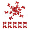 Spray Painted Enamel Pendants ENAM-TAC0005-04D-1
