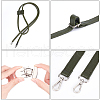 PU Leather Shoulder Bag Making Kits DIY-WH0209-77-4
