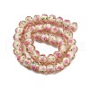 Handmade Foil Lampwork Beads Strands FOIL-S136-001B-2