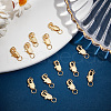 Beebeecraft 20Pcs Brass Lobster Claw Clasps KK-BBC0015-01A-G-4