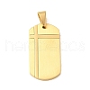 PVD Vacuum Plating 304 Stainless Steel Pendants STAS-C105-06G-1