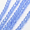 Glass Beads Strands EGLA-J042-6mm-05-1