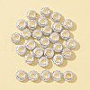 30Pcs Polymer Clay Rhinestone European Beads CPDL-FS0001-01-3