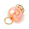 Opaque Acrylic Pendants PALLOY-JF03930-02-5