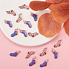 20Pcs 2 Colors Alloy Enamel Christmas Theme Pendants PALLOY-CJ0001-138-4