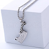 Creative Western Style Stainless Steel Knife Pendant Necklaces EB0318-5