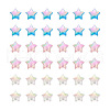 Beadthoven 480Pcs 3 Colors Star Transparent Acrylic Beads DIY-BT0001-17-2
