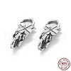 Thailand 925 Sterling Silver Lobster Claw Clasps STER-L055-052AS-1