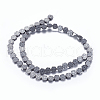 Non-magnetic Synthetic Hematite Beads Strands G-P338-08A-6x6mm-2