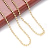 304 Stainless Steel Ball Chain Necklace MAK-R012-02G-4