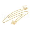 Butterfly Rack Plating Brass Pendant Necklaces NJEW-S423-01G-2