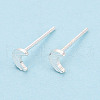 925 Sterling Silver Stud Earrings STER-N017-12C-S-1
