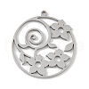 Non-Tarnish 304 Stainless Steel Pendants STAS-B062-05P-1