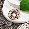Seed Beads Beaded Pendants PALLOY-MZ00386-01-2