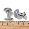 304 Stainless Steel Cuff Buttons G-C185-02P-33-3